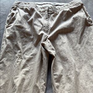 Michael Kors Tan Striped Pants